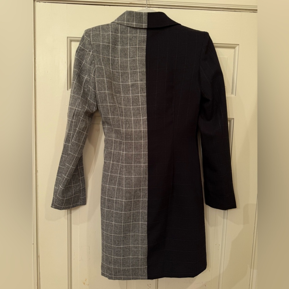 Unique 21 Black and Gray Blazer Dress - Picture 3 of 3